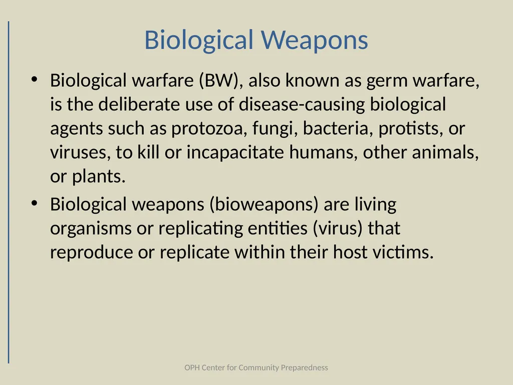 Category |A| Biological Agents Louisiana Office of - slide 4 of 68