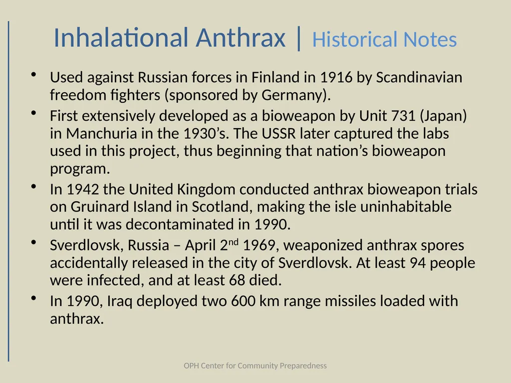 Category |A| Biological Agents Louisiana Office of - slide 21 of 68