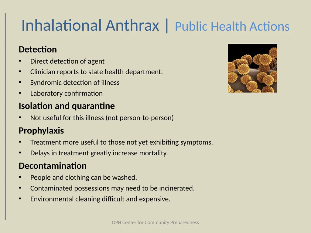 Category |A| Biological Agents Louisiana Office of - slide 20 of 68