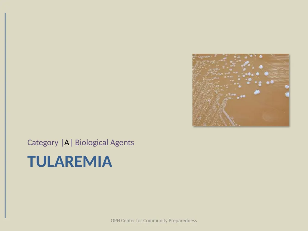 Category |A| Biological Agents Louisiana Office of - slide 48 of 68