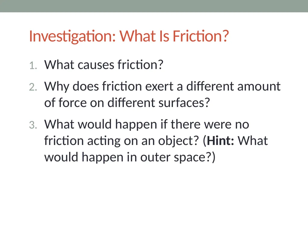 Forces Lesson 4B What Force Makes a Moving Object - slide 6 of 9