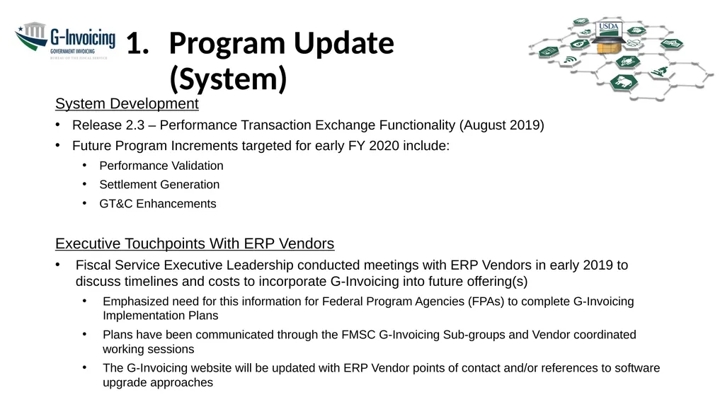 G-Invoicing Program Update Keith Jarboe Bureau of - slide 3 of 13