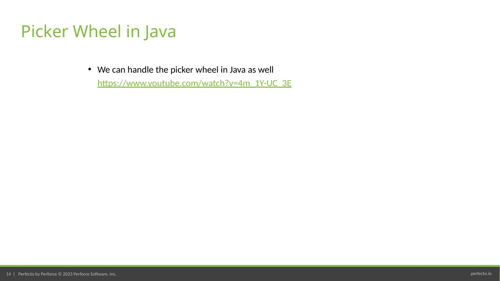 Cucumber Training – Automating ioS Sample Agenda - slide 14 of 16