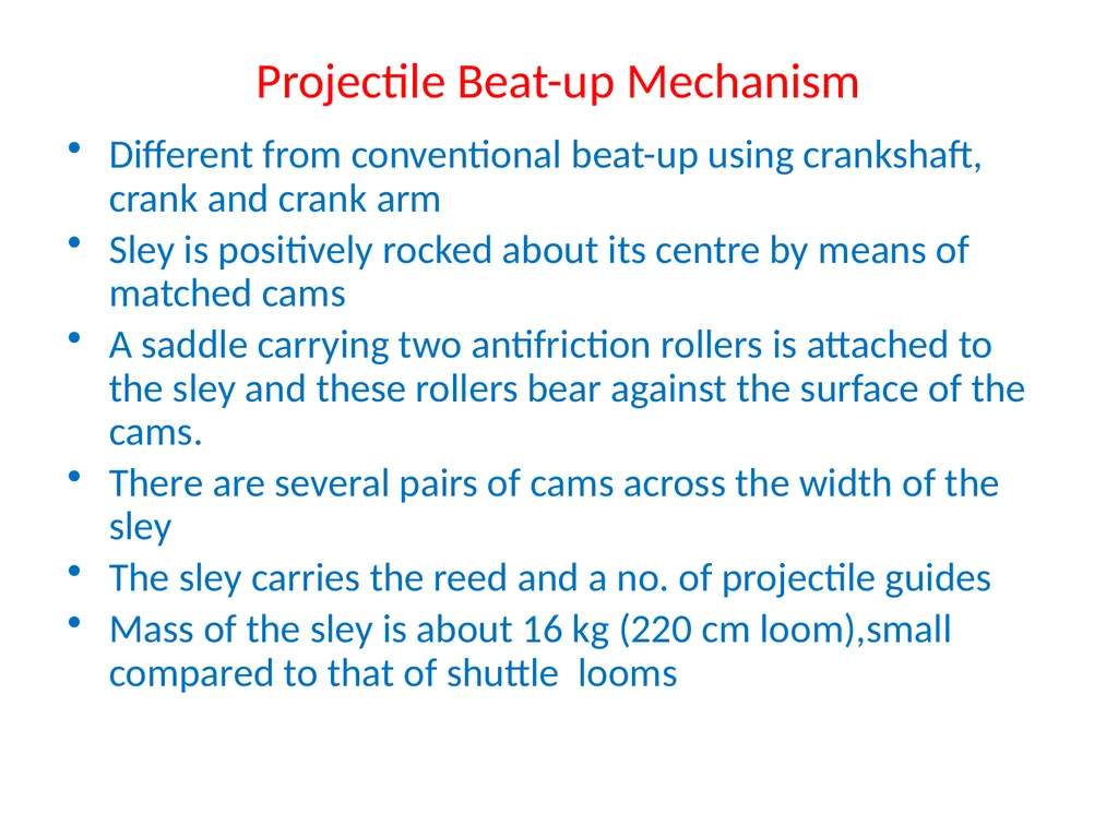 FABRIC MANUFACTURE-lll Weft insertion by - slide 12 of 13