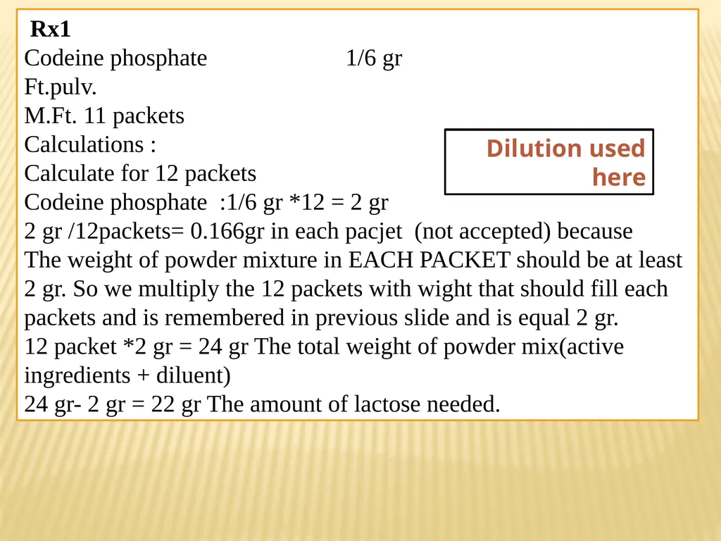 A powder can be defined as subdivided solids (drug - slide 20 of 25