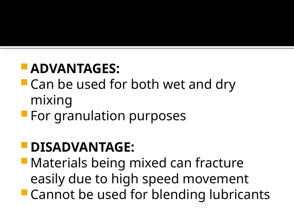 POWDER MIXING solid mixing, mechanism of solid - slide 15 of 20