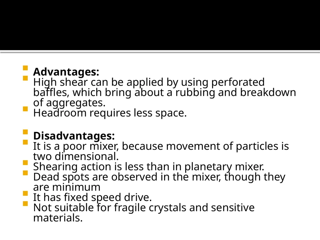 POWDER MIXING solid mixing, mechanism of solid - slide 20 of 20