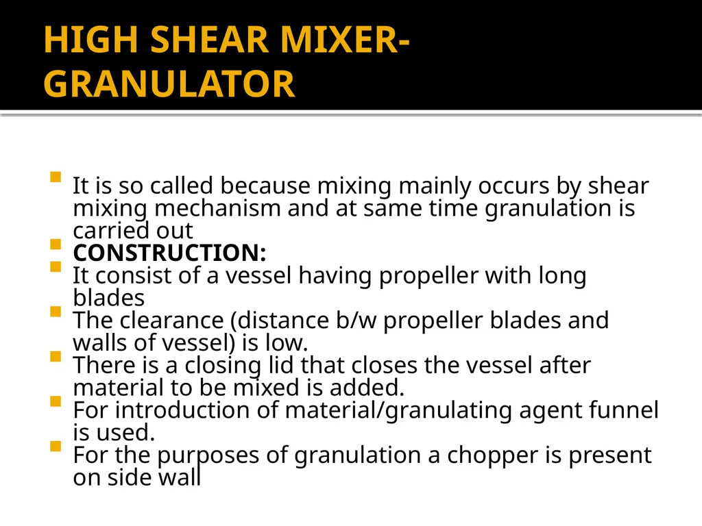 POWDER MIXING solid mixing, mechanism of solid - slide 13 of 20