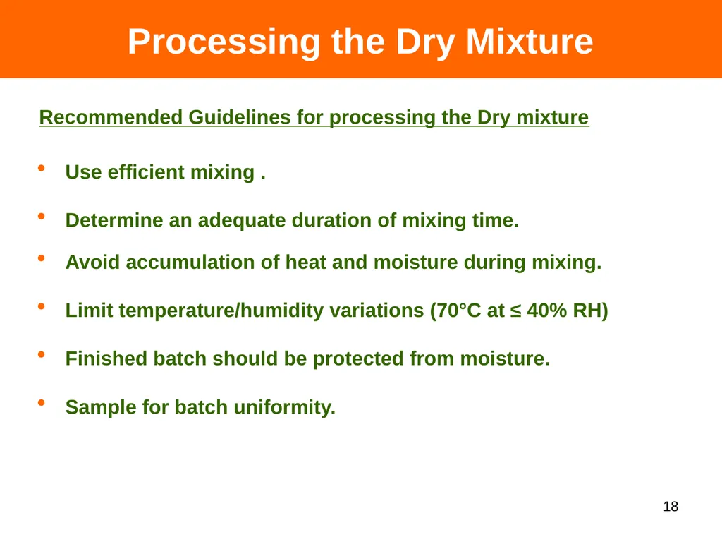DRY SYRUPS 1 CONTENTS DEFINITION CHARACTERISTICS - slide 18 of 26