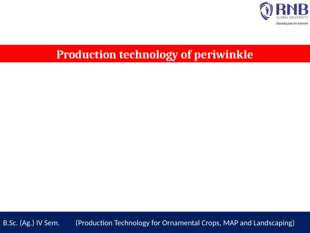Course Name- Production Technology for Ornamental - slide 3 of 10