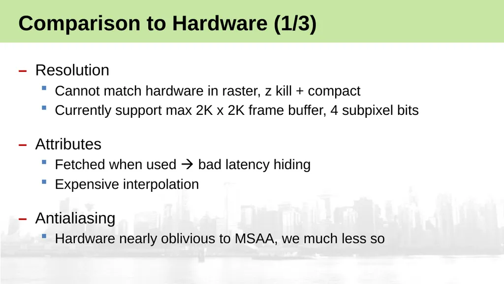 High-Performance Software Rasterization on GPUs - slide 25 of 30