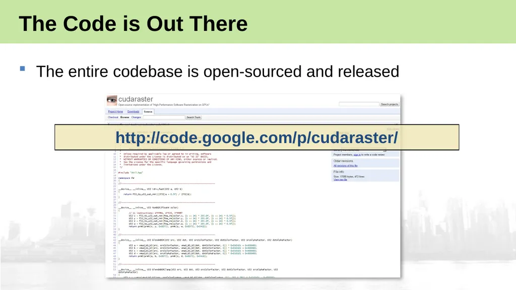 High-Performance Software Rasterization on GPUs - slide 29 of 30