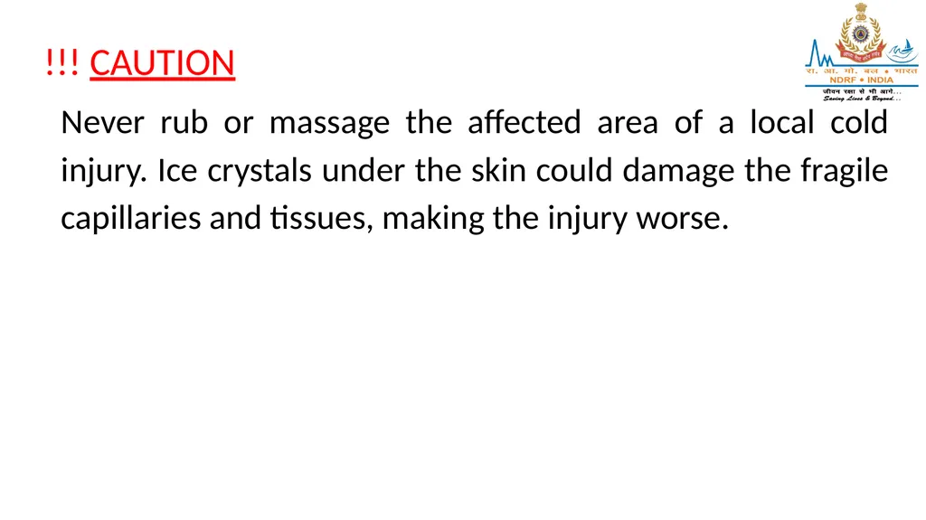 HIGH ALTITUDE DISEASES & COLD INJURIES LESSON-24 - slide 20 of 34