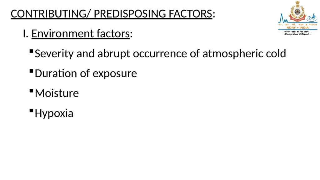 HIGH ALTITUDE DISEASES & COLD INJURIES LESSON-24 - slide 15 of 34