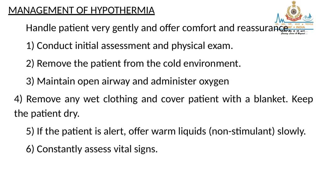 HIGH ALTITUDE DISEASES & COLD INJURIES LESSON-24 - slide 27 of 34