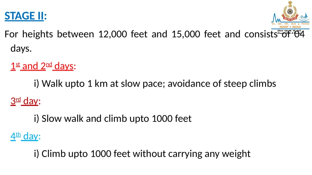 HIGH ALTITUDE DISEASES & COLD INJURIES LESSON-24 - slide 30 of 34