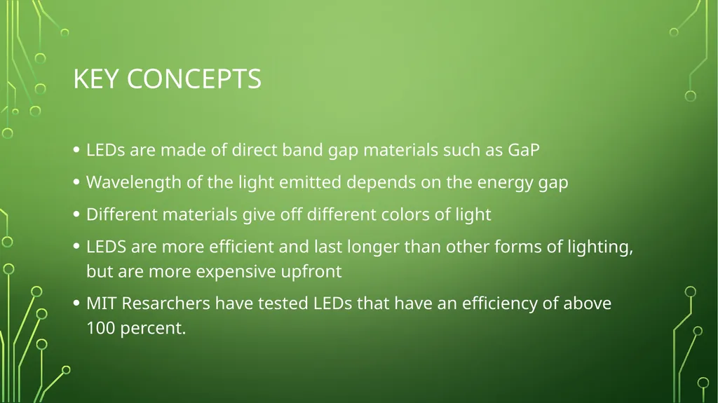 Using light emitting diodes for lighting By: Grant - slide 14 of 14