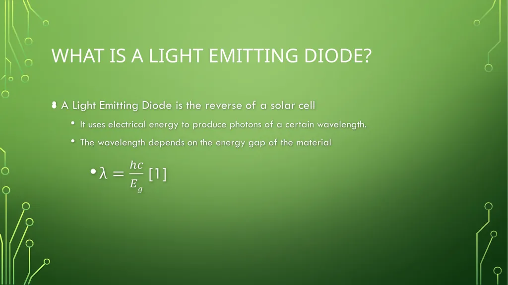 Using light emitting diodes for lighting By: Grant - slide 3 of 14