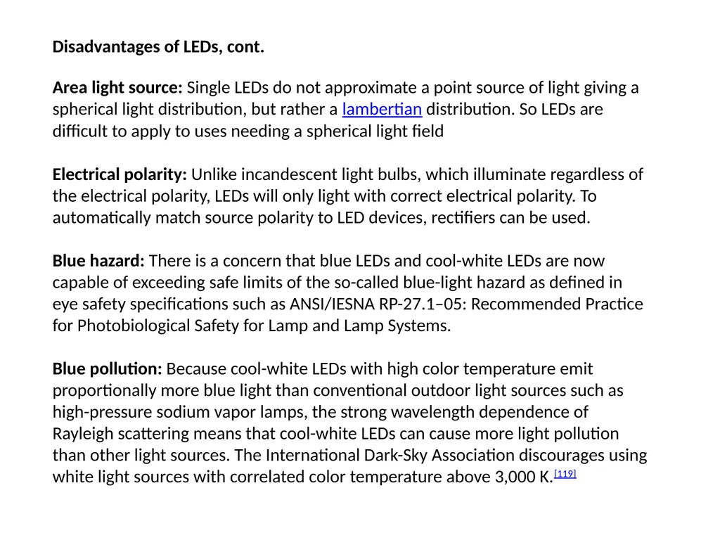 Electroluminescence as a phenomenon was discovered - slide 10 of 11
