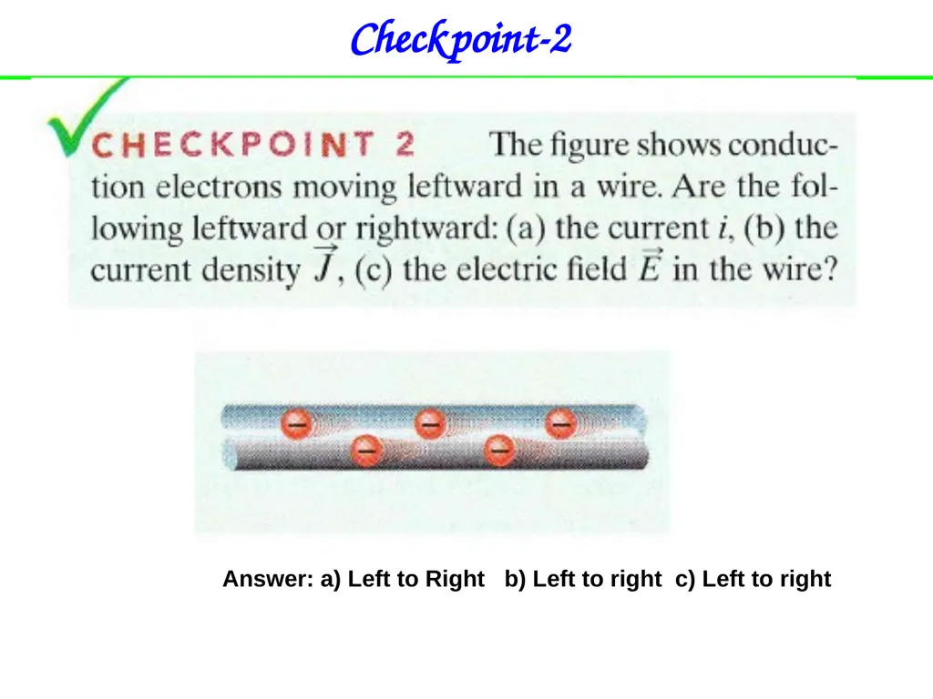 Chapter 26 Current and Resistance Charge in motion - slide 11 of 40