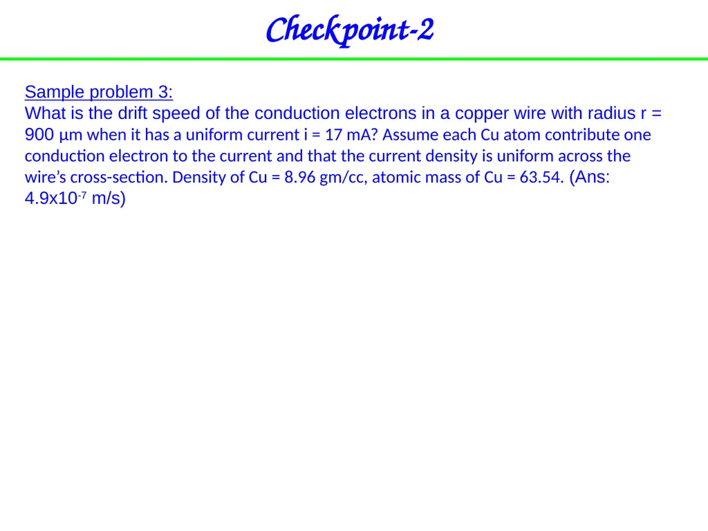 Chapter 26 Current and Resistance Charge in motion - slide 13 of 40