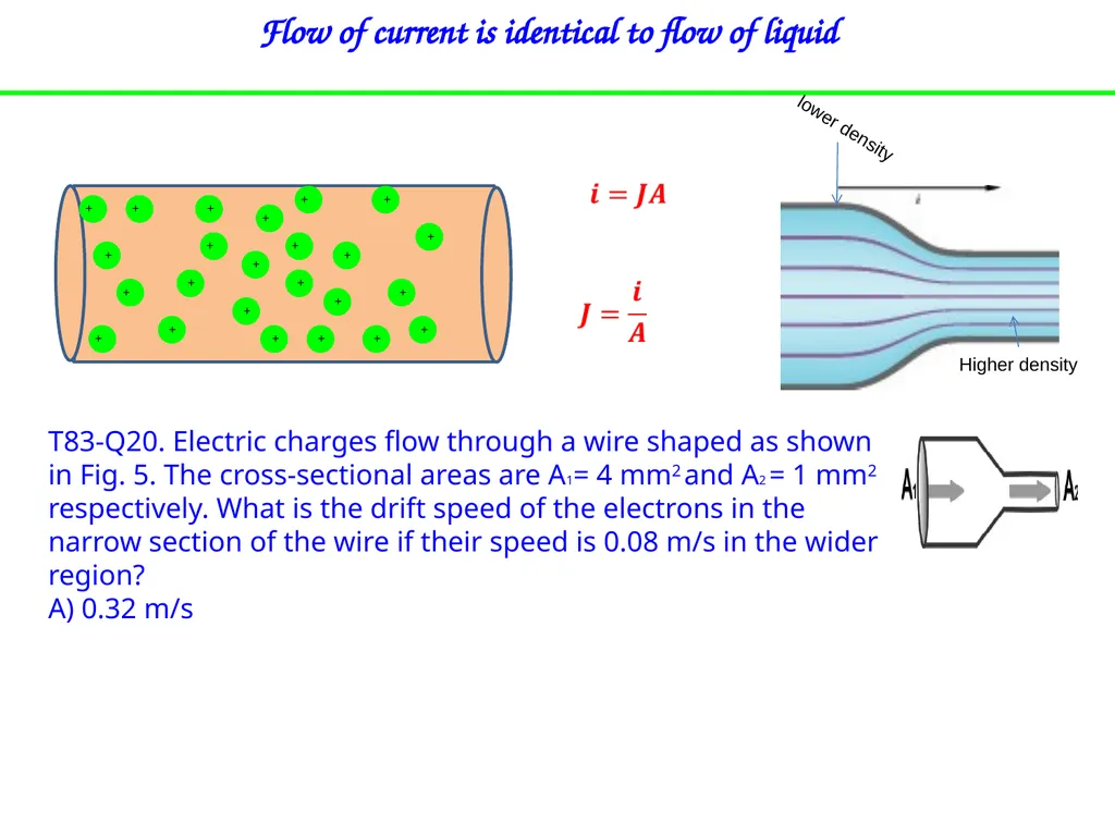 Chapter 26 Current and Resistance Charge in motion - slide 10 of 40