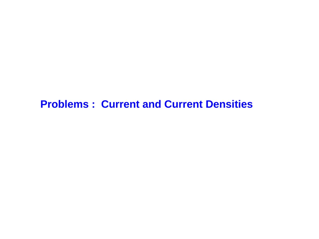 Chapter 26 Current and Resistance Charge in motion - slide 27 of 40