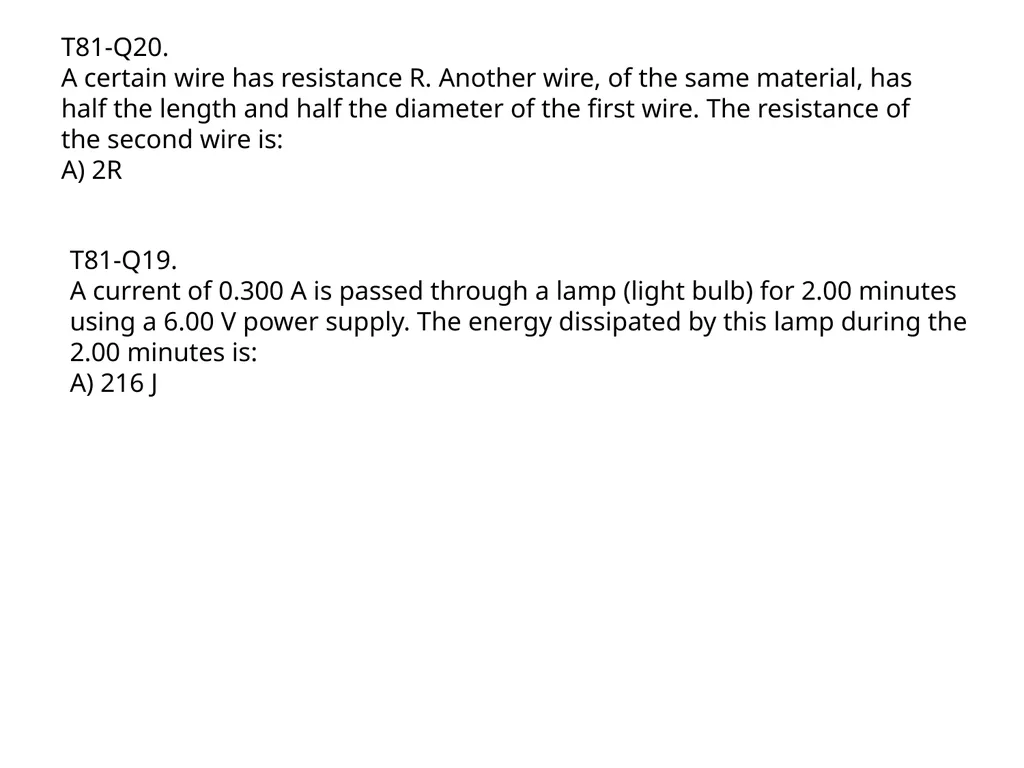 Chapter 26 Current and Resistance Charge in motion - slide 34 of 40