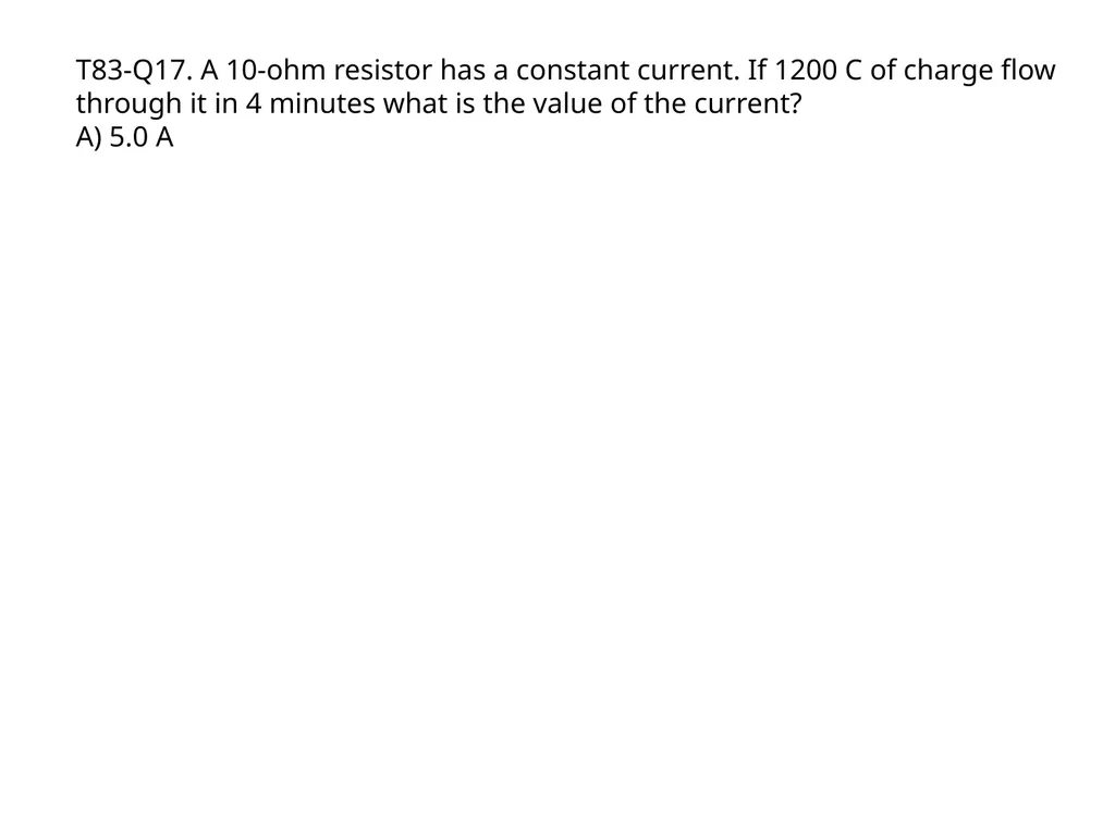 Chapter 26 Current and Resistance Charge in motion - slide 30 of 40