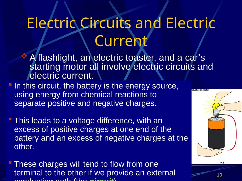 Electric potential is related to electrostatic - slide 10 of 24