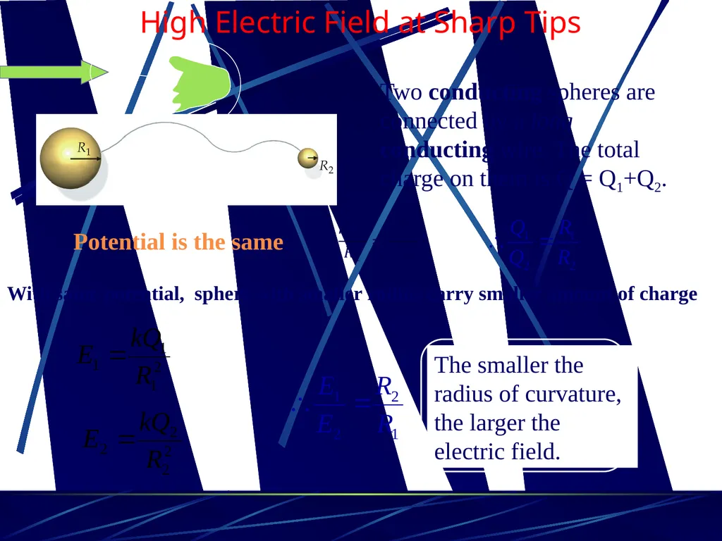 Electric potential is related to electrostatic - slide 7 of 24