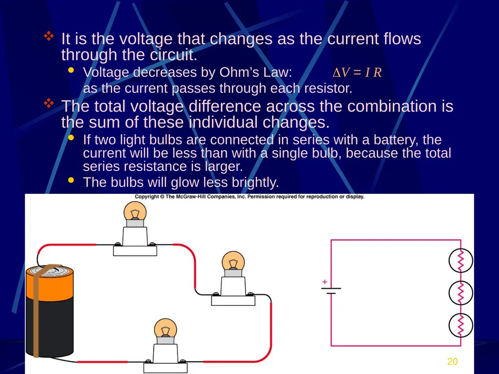 Electric potential is related to electrostatic - slide 20 of 24