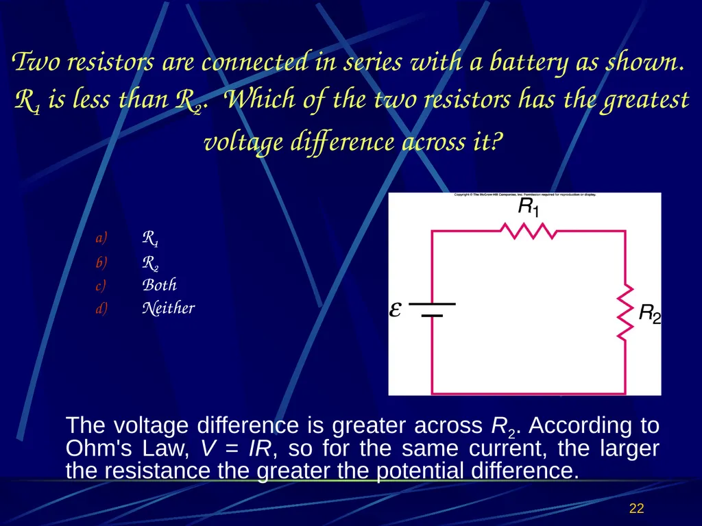 Electric potential is related to electrostatic - slide 22 of 24
