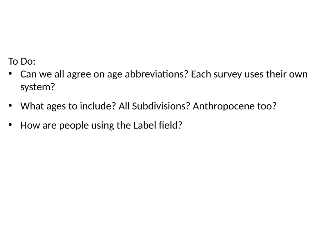 Map Unit Abbreviations for Stratigraphic Age Trish - slide 8 of 9