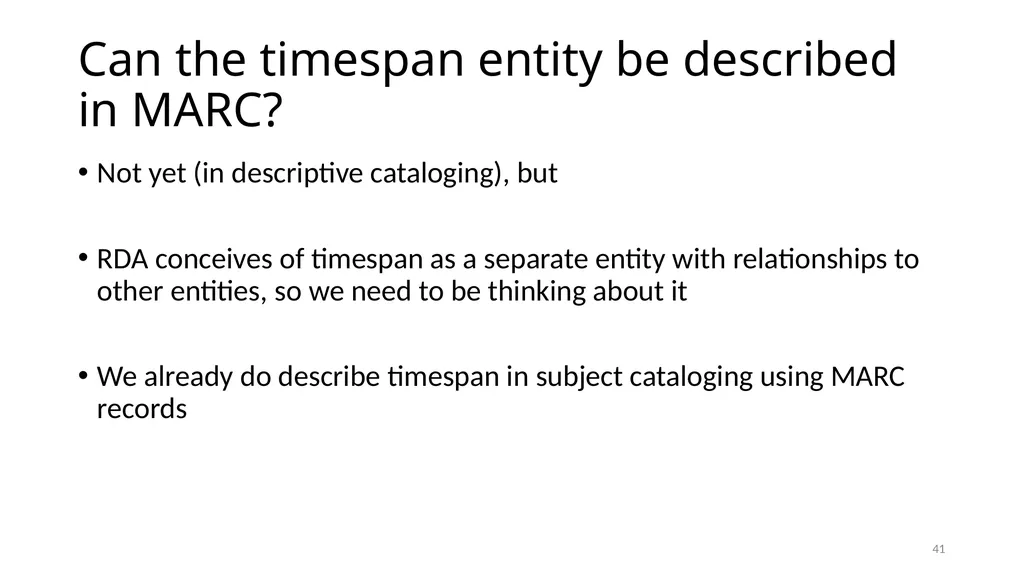 Timespan Module 12 1 Define the new Timespan - slide 41 of 48