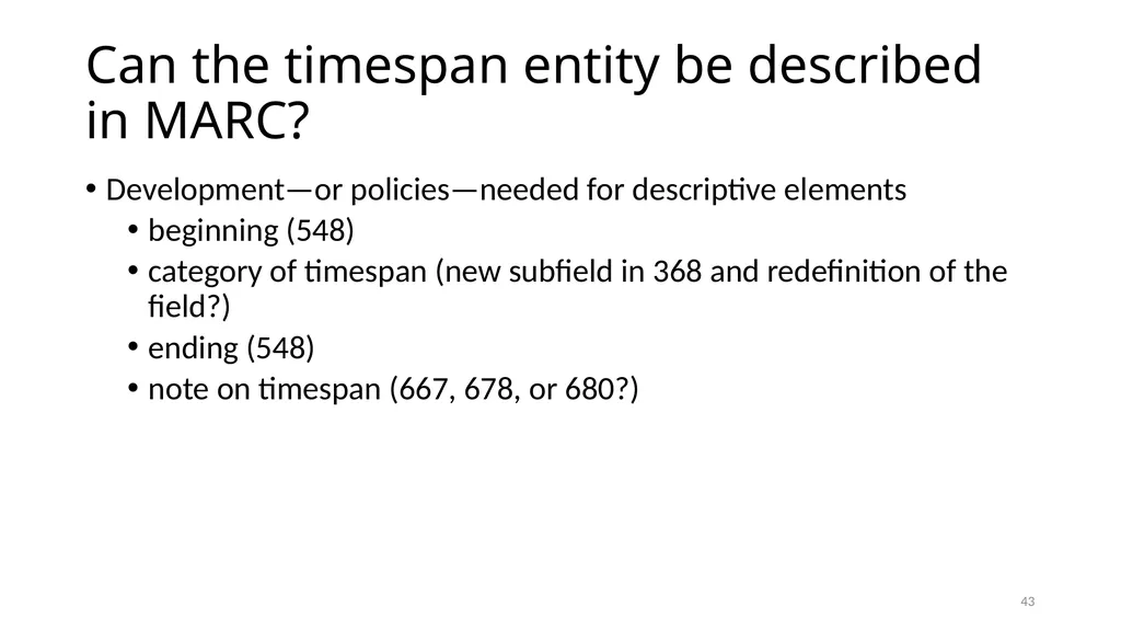 Timespan Module 12 1 Define the new Timespan - slide 43 of 48