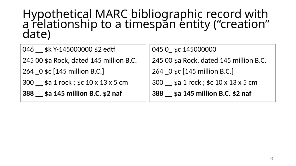 Timespan Module 12 1 Define the new Timespan - slide 46 of 48