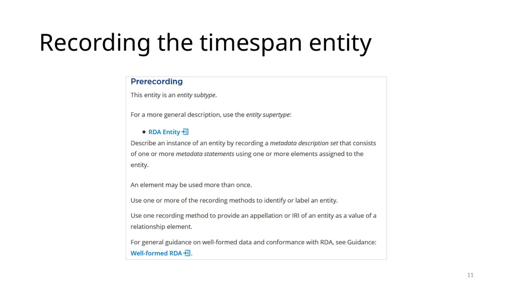 Timespan Module 12 1 Define the new Timespan - slide 11 of 48