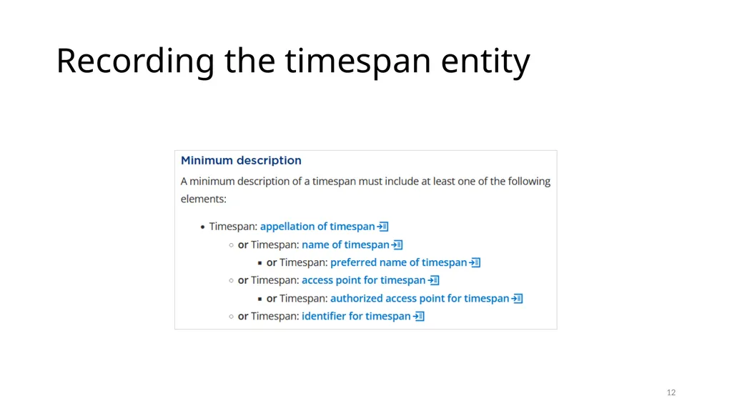 Timespan Module 12 1 Define the new Timespan - slide 12 of 48