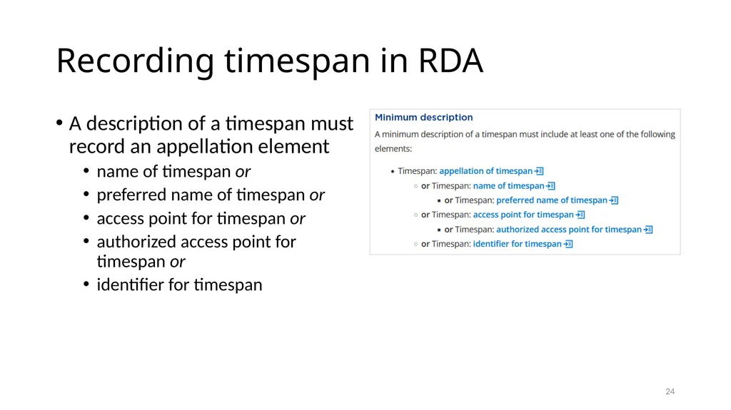 Timespan Module 12 1 Define the new Timespan - slide 24 of 48