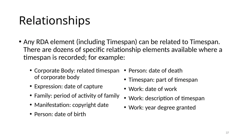 Timespan Module 12 1 Define the new Timespan - slide 37 of 48