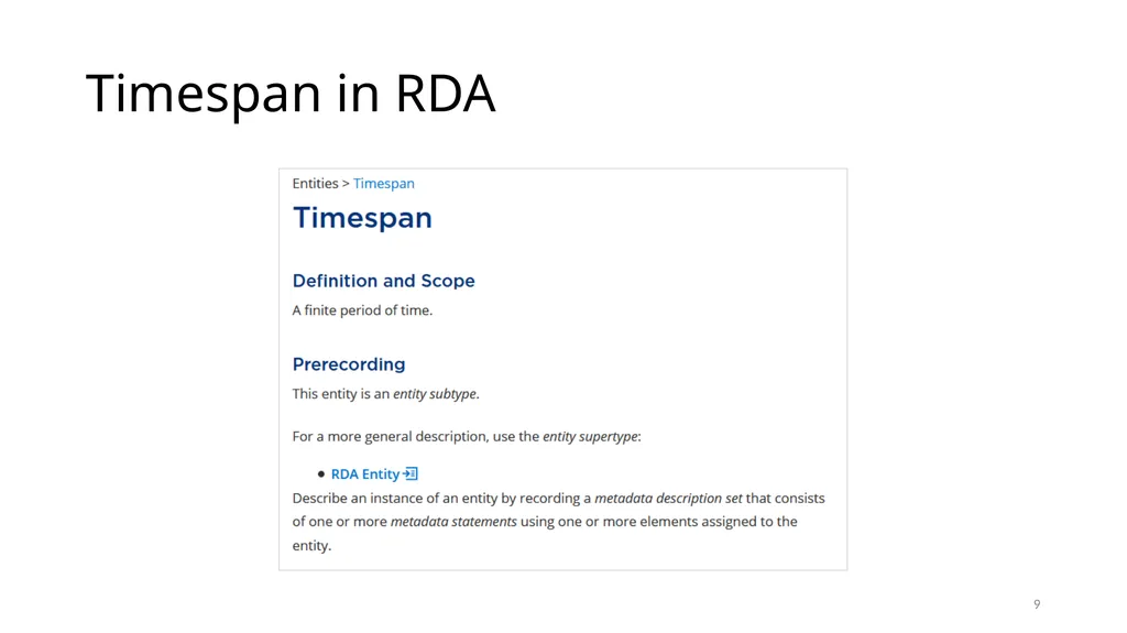 Timespan Module 12 1 Define the new Timespan - slide 9 of 48