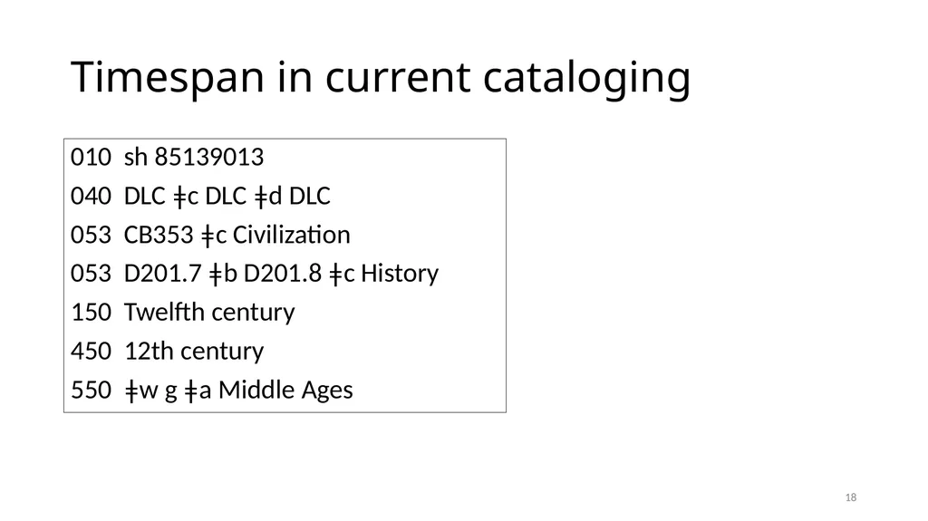 Timespan Module 12 1 Define the new Timespan - slide 18 of 48