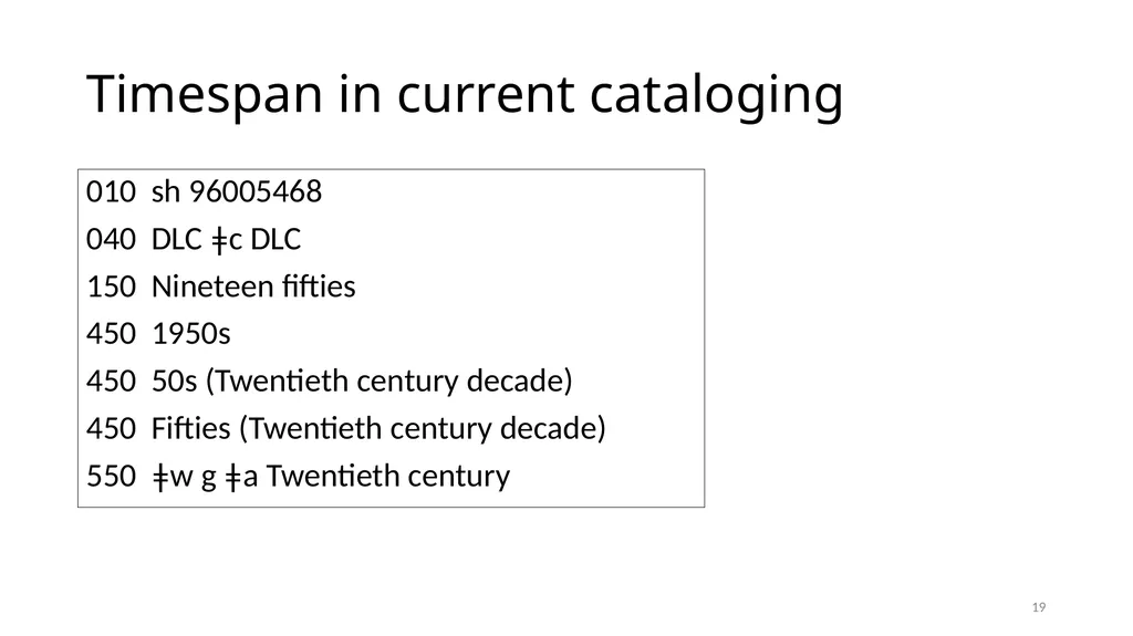 Timespan Module 12 1 Define the new Timespan - slide 19 of 48