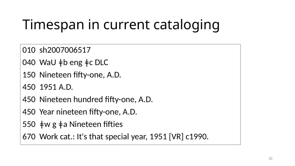 Timespan Module 12 1 Define the new Timespan - slide 20 of 48