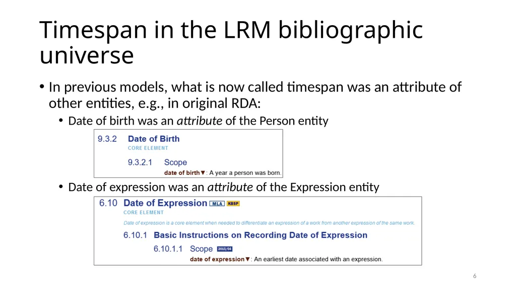 Timespan Module 12 1 Define the new Timespan - slide 6 of 48