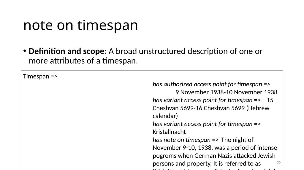 Timespan Module 12 1 Define the new Timespan - slide 36 of 48
