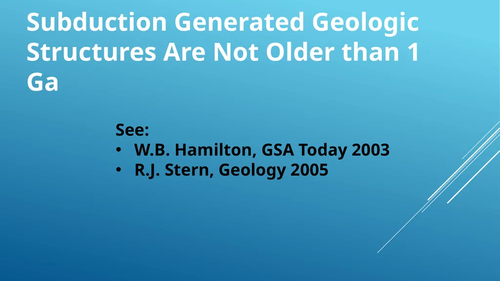 Did Plate tectonics start with a big bang? David - slide 20 of 28