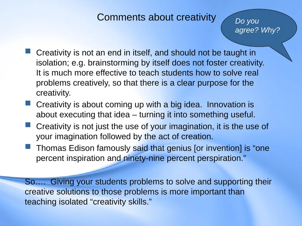 Curriculum for Gifted Students Component 6 of the - slide 23 of 41