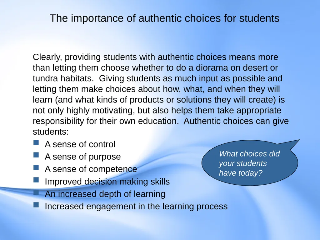Curriculum for Gifted Students Component 6 of the - slide 30 of 41